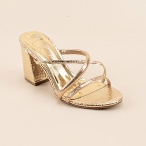 NWOT Sugar Badger Strappy Block Heels